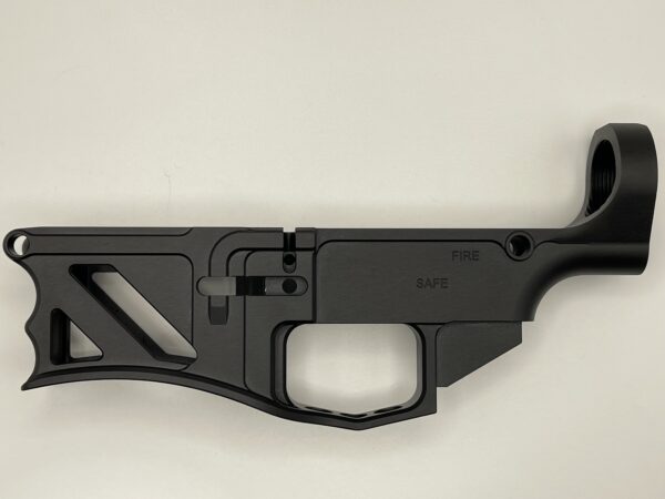 AR10/LR308 Skeletonized Anodized Black - Image 2