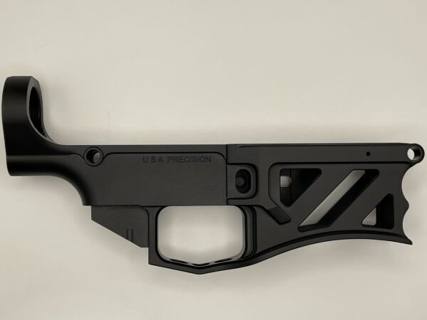 AR10/LR308 Skeletonized Anodized Black