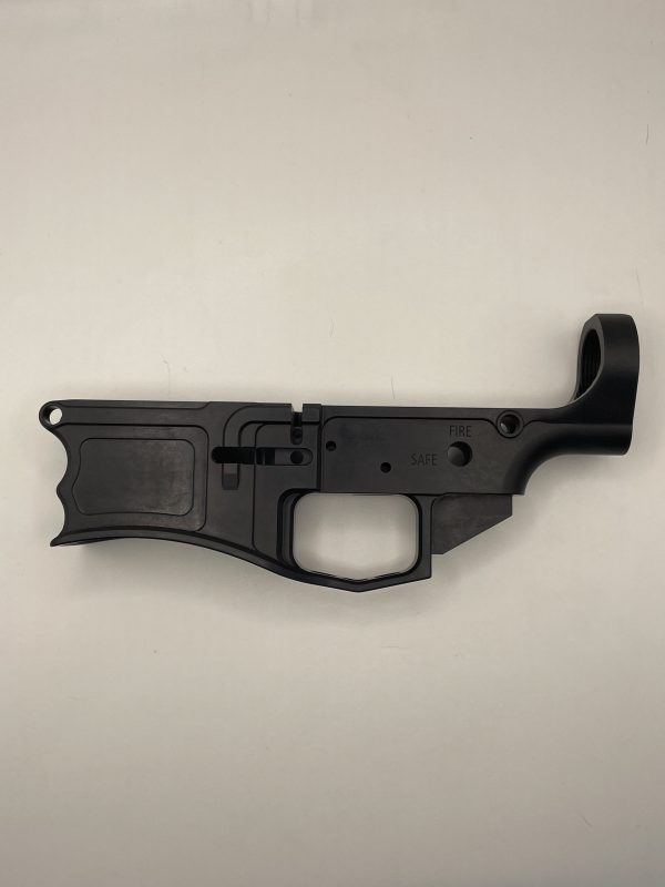 Stripped AR10/LR308 UnSkeletonized Anodized Black