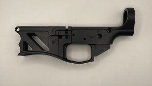 Stripped AR10/LR308 Skeletonized Anodized Black