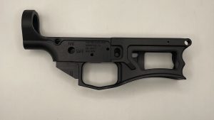Stripped AR10/LR308 Windowed Anodized Black