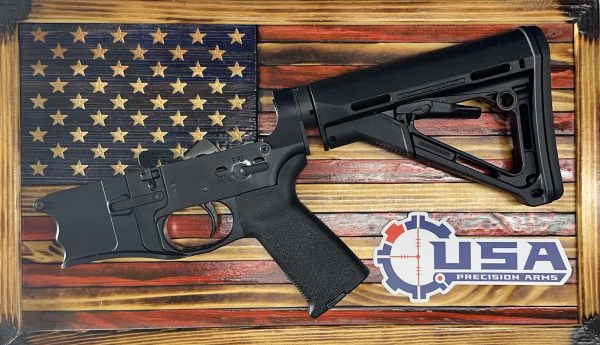 Complete AR15 Lower Receiver Anodized Black & Magpul - Image 2