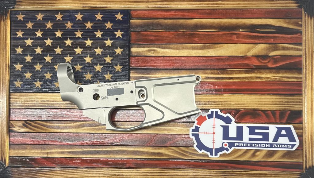 Stripped AR15 ESeries Anodized Clear USA Precision & Fabrication
