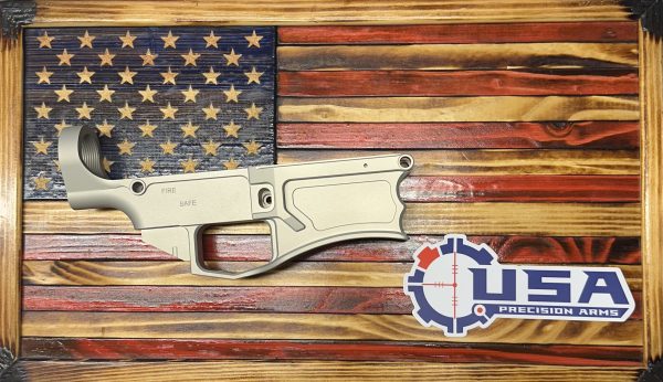 AR10/LR308 UnSkeletonized Anodized Clear